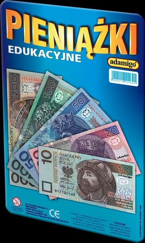 Gra edukacyjna Adamigo pieniążki Pieniądze Gra edukacyjna Adamigo pieniążki Pieniądze