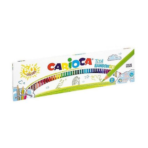 Kredki ołówkowe Carioca Tita 50 kol. (42990) Kredki ołówkowe Carioca Tita 50 kol. (42990)