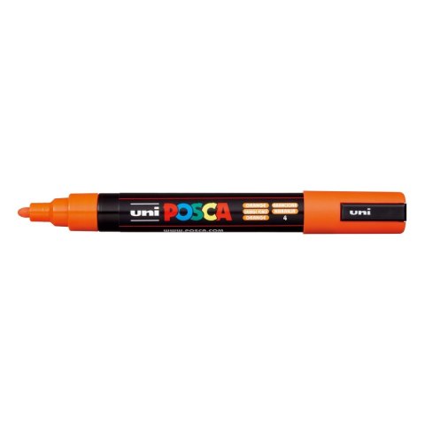 Marker specjalistyczny Uni Posca, pomarańczowy 1,8-2,5mm okrągła końcówka (PC-5M) Marker specjalistyczny Uni Posca, pomarańczowy 1,8-2,5mm okrągła końcówka (PC-5M)