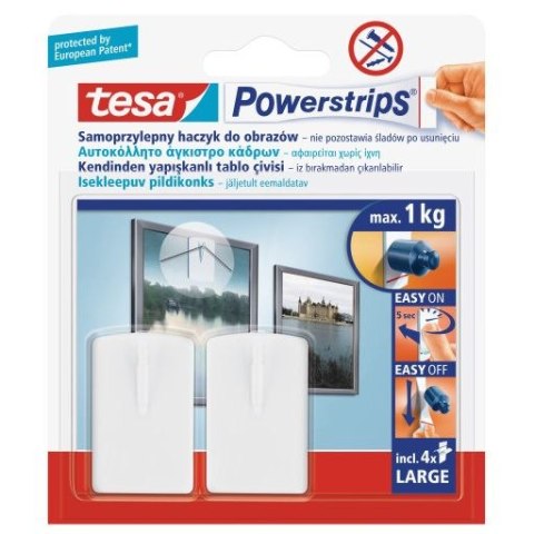 Plaster samoprzylepny Tesa haczyk samoprzylepny Plaster samoprzylepny Tesa haczyk samoprzylepny
