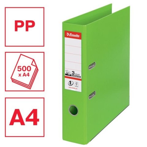 Segregator dźwigniowy Esselte No.1 Power Vivida A4 75mm zielony (624069) Segregator dźwigniowy Esselte No.1 Power Vivida A4 75mm zielony (624069)