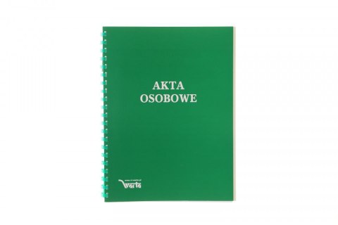 Teczka do akt osobowych Warta ABCDE niezadrukowana A4 zielony karton (1824-339-094) Teczka do akt osobowych Warta ABCDE niezadrukowana A4 zielony karton (1824-339-094)