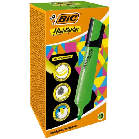 Zakreślacz Bic, zielony 1,7-4,7mm (943648) Zakreślacz Bic, zielony 1,7-4,7mm (943648)