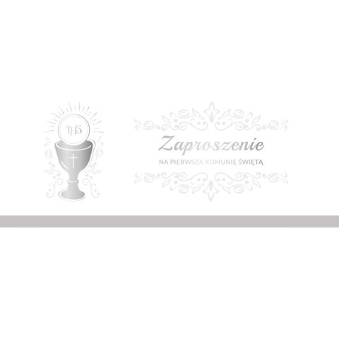 Zaproszenie Ab Card komunia Tasiemka (ZK) Zaproszenie Ab Card komunia Tasiemka (ZK)