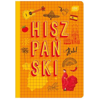 Zeszyt tematyczny Interdruk HISZPAŃSKI A5 60k. 70g krata (ZE60HIS#)