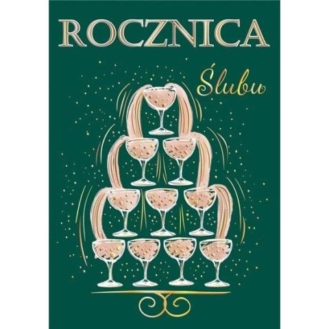 Kartka składana Henry Karnet A5 ROCZNICA ŚLUBU fONTANNA A5 (5905701483723) Kartka składana Henry Karnet A5 ROCZNICA ŚLUBU fONTANNA A5 (5905701483723)