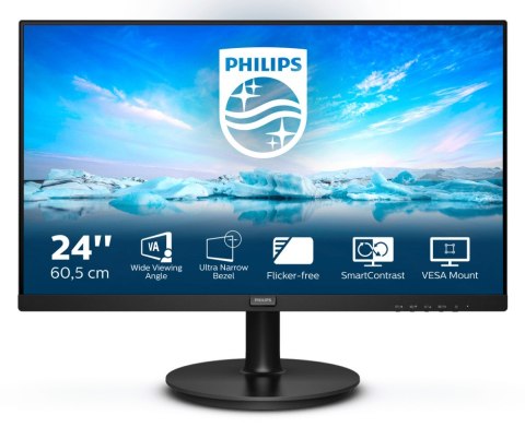 MONITOR PHILIPS LED 24" 241V8LA/00 MONITOR PHILIPS LED 24" 241V8LA/00
