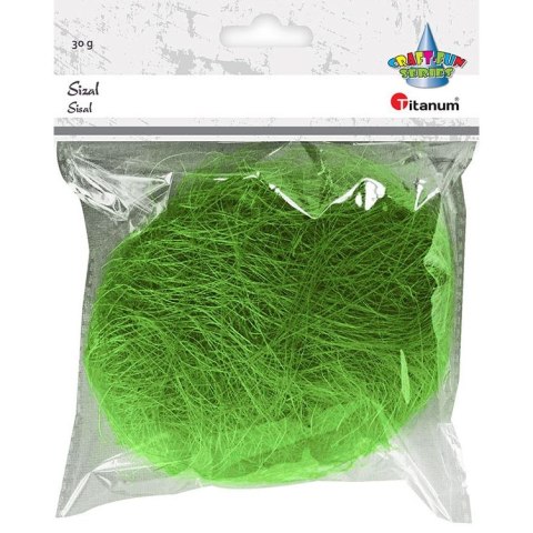 Sizal Titanum Craft-Fun Series zielony 30g Sizal Titanum Craft-Fun Series zielony 30g