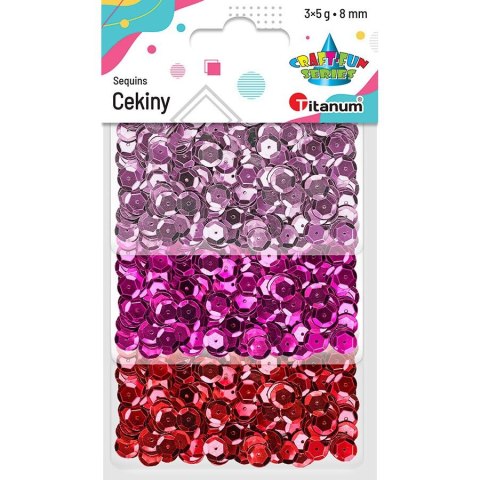 Cekiny Titanum Craft-Fun Series 8mm mix (BEF-007) Cekiny Titanum Craft-Fun Series 8mm mix (BEF-007)