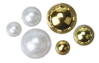 Kryształki Titanum Craft-Fun Series (24CY0324 (white,gold))
