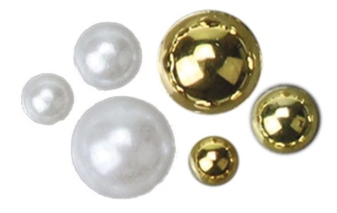 Kryształki Titanum Craft-Fun Series (24CY0324 (white,gold)) Kryształki Titanum Craft-Fun Series (24CY0324 (white,gold))