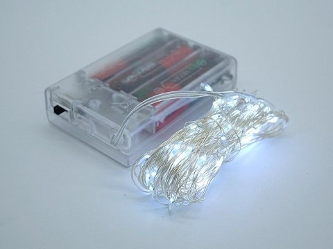 Lampki świąteczne Adar biały, na baterie 3xAA niedołączone; 8x7x2cm (511859) Lampki świąteczne Adar biały, na baterie 3xAA niedołączone; 8x7x2cm (511859)
