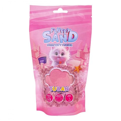 Piasek kinetyczny Tuban Fluffy Sand puszysty piasek różowy Piasek kinetyczny Tuban Fluffy Sand puszysty piasek różowy