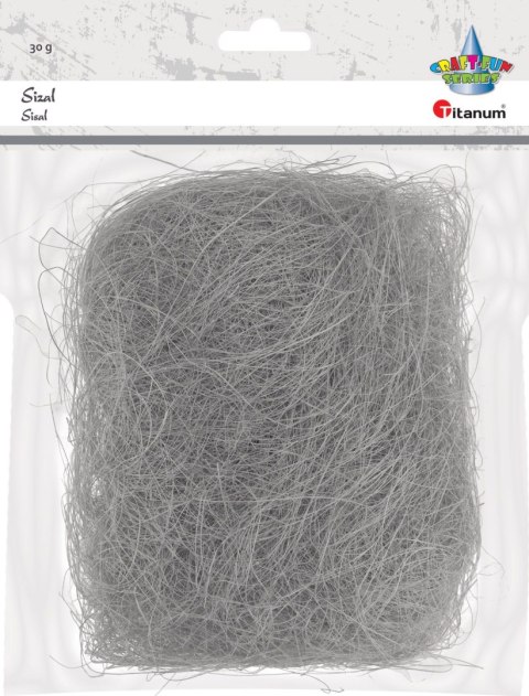 Sizal Titanum Craft-Fun Series szary 30g (23BR1225-7) Sizal Titanum Craft-Fun Series szary 30g (23BR1225-7)