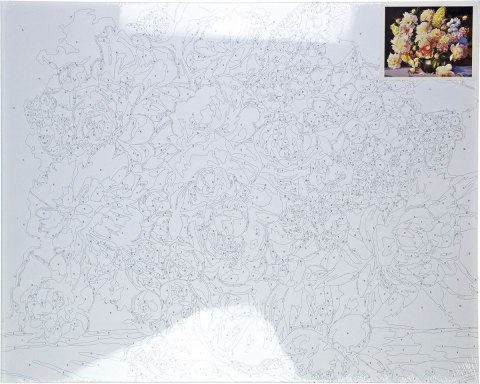 Zestaw kreatywny Flamingo Line Malowanie po numerach 40x50cm Bukiet (FSY222) Zestaw kreatywny Flamingo Line Malowanie po numerach 40x50cm Bukiet (FSY222)