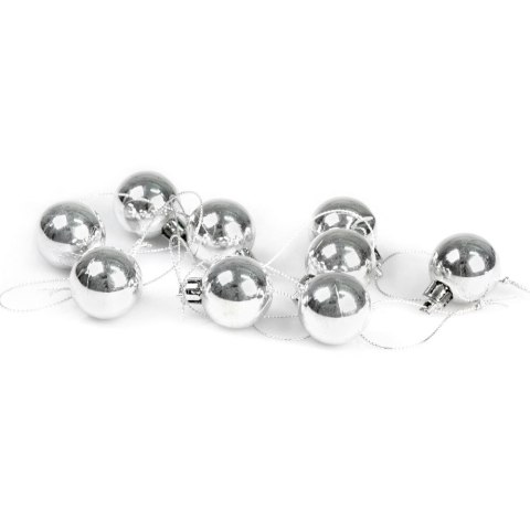 Bombki Arpex mini 9szt., 3cm srebrne plastik (BN6172SRE-4788) Bombki Arpex mini 9szt., 3cm srebrne plastik (BN6172SRE-4788)