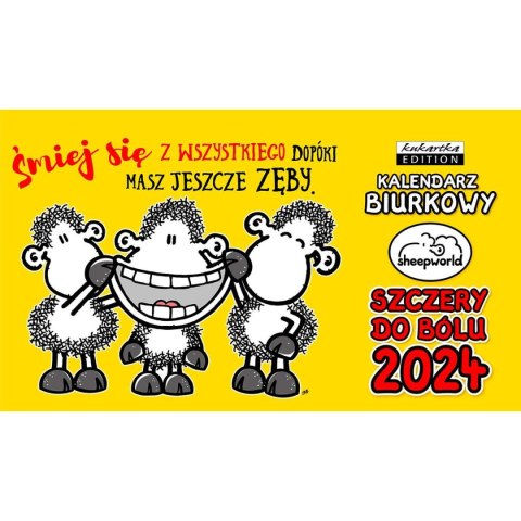 Kalendarz biurkowy SHEEPWORLD SZCZERY Kukartka Kalendarz biurkowy SHEEPWORLD SZCZERY Kukartka