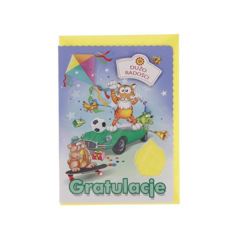 Kartka składana Top Graphic Gratulacje dzieci B6 Kartka składana Top Graphic Gratulacje dzieci B6
