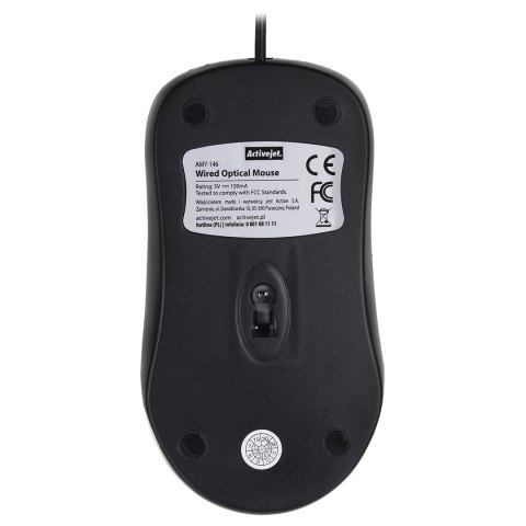 Mysz Activejet AMY-146 czarny (PERACJMYS0015) Mysz Activejet AMY-146 czarny (PERACJMYS0015)