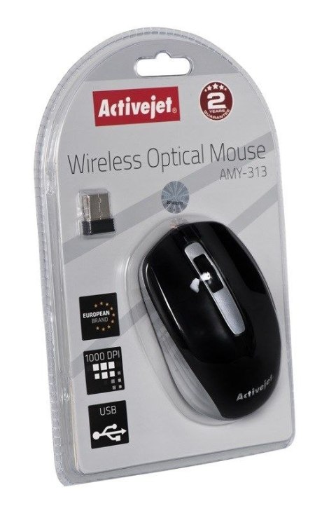 Mysz Activejet AMY-313 czarny (PERACJMYS0017) Mysz Activejet AMY-313 czarny (PERACJMYS0017)