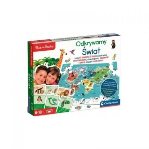 Puzzle Clementoni odkrywamy świat 124 el. (50779) Puzzle Clementoni odkrywamy świat 124 el. (50779)