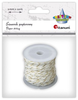 Sznurek Titanum Craft-Fun Series papierowy 10m (24BR0201-16)