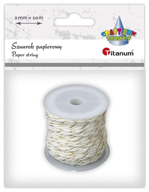 Sznurek Titanum Craft-Fun Series papierowy 10m (24BR0201-16) Sznurek Titanum Craft-Fun Series papierowy 10m (24BR0201-16)