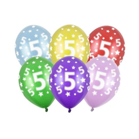 Balon gumowy Partydeco 3nd Birthday, Metallic Mix (SB14M-005-000) Balon gumowy Partydeco 3nd Birthday, Metallic Mix (SB14M-005-000)
