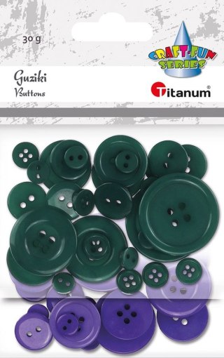 Guziki Titanum Craft-Fun Series plastikowe (24BR0202-32)