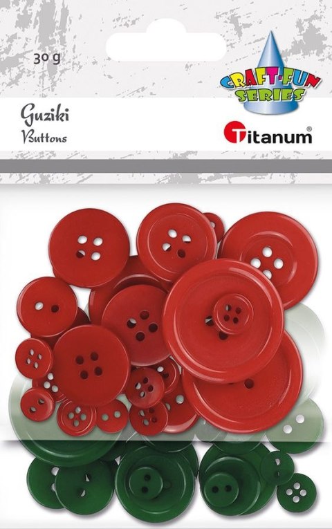 Guziki Titanum Craft-Fun Series plastikowe (24BR0202)