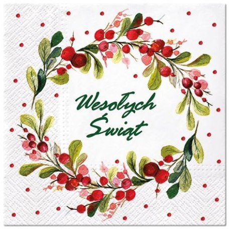 Serwetki Paw Lunch BN biały papier [mm:] 330x330 (SDL234299)