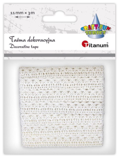 Wstążka Titanum Craft-Fun Series Koronka (24BR0201-81) Wstążka Titanum Craft-Fun Series Koronka (24BR0201-81)