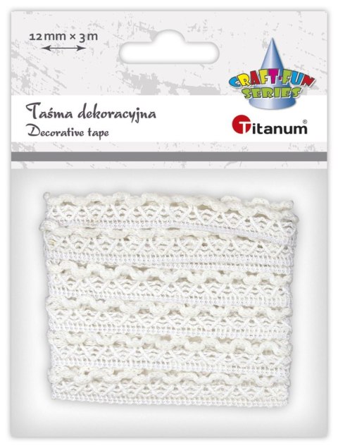 Wstążka Titanum Craft-Fun Series Koronka (24BR0201) Wstążka Titanum Craft-Fun Series Koronka (24BR0201)