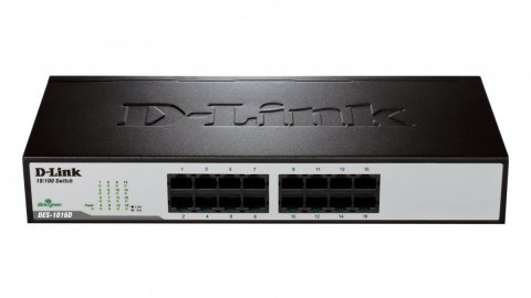 DES-1016D switch L2 16x10/100 Desktop/Rack 19'' Metal NO FAN DES-1016D switch L2 16x10/100 Desktop/Rack 19'' Metal NO FAN