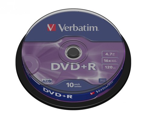 DVD+R 16x 4.7GB 10P CB 43498 DVD+R 16x 4.7GB 10P CB 43498