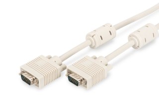 Kabel połączeniowy VGA 1080p 60Hz FHD Typ DSUB15/DSUB15 M/M 5m Szary
