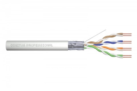 Kabel teleinformatyczny instalacyjny kat.5e, F/UTP, Eca, drut, AWG 24/1, PVC, 305m, szary, karton Kabel teleinformatyczny instalacyjny kat.5e, F/UTP, Eca, drut, AWG 24/1, PVC, 305m, szary, karton