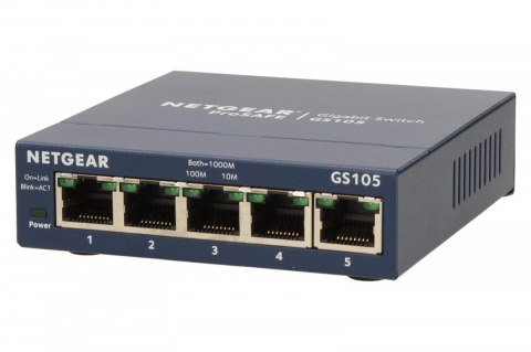 Switch Unmanaged Plus 5xGE - GS105GE Switch Unmanaged Plus 5xGE - GS105GE