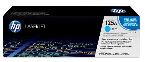 Toner 125A CLJ CP1215 Błękitny (Cyjan) 1.4k CB541A Toner 125A CLJ CP1215 Błękitny (Cyjan) 1.4k CB541A