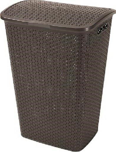 CURVER KOSZ NA BIELIZNĘ MY STYLE 55L /CIEMNY BRĄZ CURVER KOSZ NA BIELIZNĘ MY STYLE 55L /CIEMNY BRĄZ