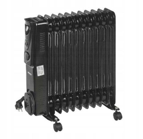 GRZEJNIK OLEJOWY 11-ŻEBEREK 2500W CZARNY GRZEJNIK OLEJOWY 11-ŻEBEREK 2500W CZARNY