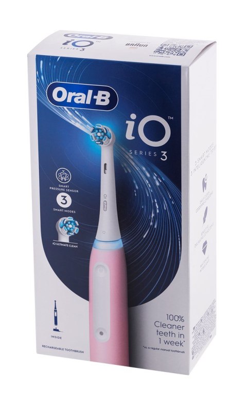 Braun Oral-B szczoteczka elektryczna iO 3 PINK Braun Oral-B szczoteczka elektryczna iO 3 PINK