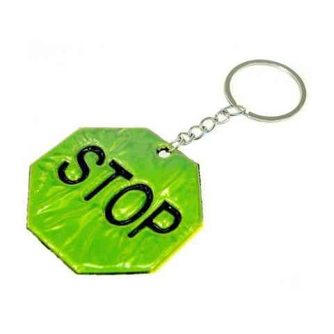 Brelok Adar zawieszka odblaskowa znak STOP, karta 12szt (575318) Brelok Adar zawieszka odblaskowa znak STOP, karta 12szt (575318)