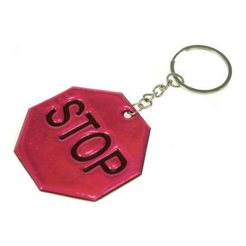 Brelok Adar zawieszka odblaskowa znak STOP, karta 12szt (575318) Brelok Adar zawieszka odblaskowa znak STOP, karta 12szt (575318)