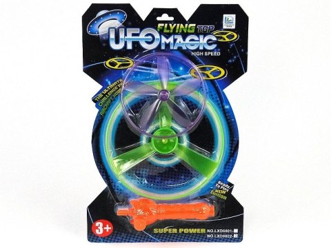 Dysk latający Adar ufo, latający dysk ze światłem, z naciągiem linkowym (444782) Dysk latający Adar ufo, latający dysk ze światłem, z naciągiem linkowym (444782)