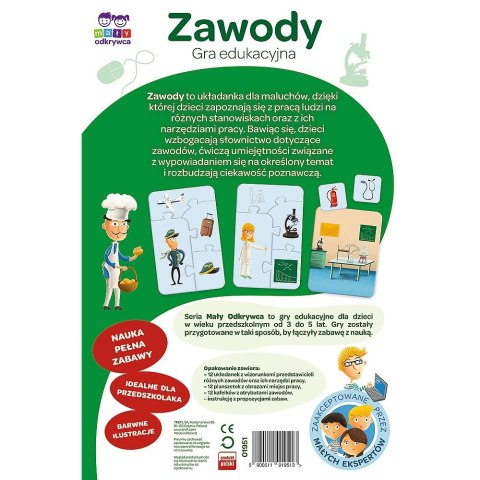 Gra edukacyjna Trefl Zawody Mały Odkrywca (01951) Gra edukacyjna Trefl Zawody Mały Odkrywca (01951)