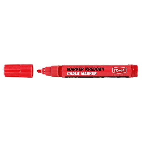 Marker specjalistyczny Toma kredowy, czerwony 4,5mm okrągła końcówka (TO-292 2 2) Marker specjalistyczny Toma kredowy, czerwony 4,5mm okrągła końcówka (TO-292 2 2)