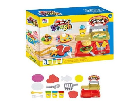 Masa plastyczna dla dzieci Bigtoys burger mix (BPLA9474) Masa plastyczna dla dzieci Bigtoys burger mix (BPLA9474)