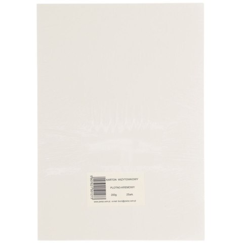 Papier ozdobny (wizytówkowy) Jowisz A4 kremowy 200g (191) Papier ozdobny (wizytówkowy) Jowisz A4 kremowy 200g (191)