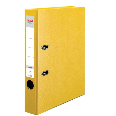 Segregator dźwigniowy Herlitz Q. file Standard A4 50mm żółty (0011167517) Segregator dźwigniowy Herlitz Q. file Standard A4 50mm żółty (0011167517)